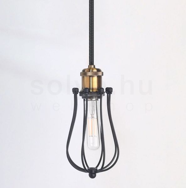 antik-fuggesztek-lampa-matt-fekete-antik-sargarez-szin-csepp-alaku-raccsal