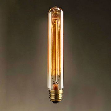 Edison T185 szénszálas dekor izzó 40W teljesítménnyel