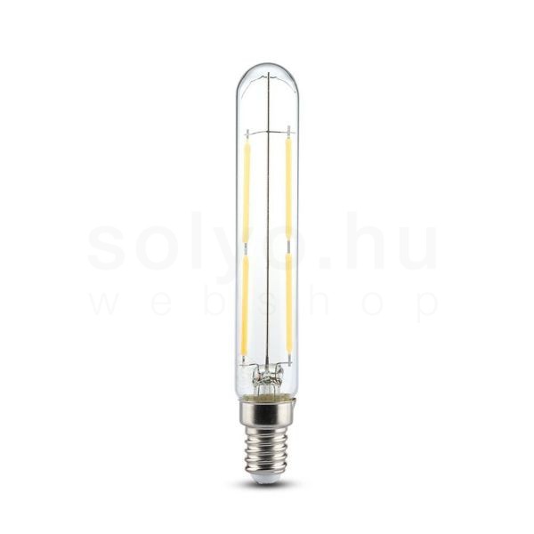 LED filament dekor izzó - T20- 4 watt - E14