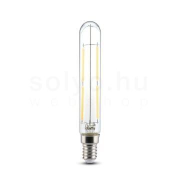LED filament dekor izzó T20 E14 foglalattal