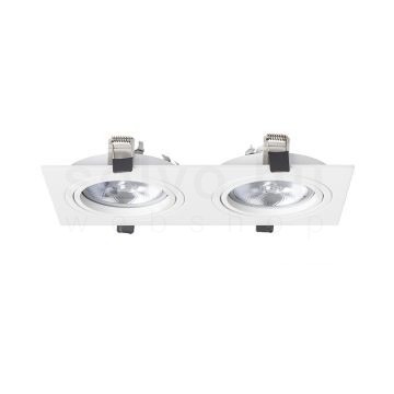 PASADENA G53 SQ II  fehér  230V LED G53 2x15W