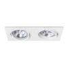 PASADENA G53 SQ II  fehér  230V LED G53 2x15W