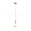 PULIRE CON függő lámpa  opál üveg/fa/króm 230V LED E14 6W