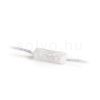 BEND fali ívelt lámpatest  matt nikkel 230V LED E27 15W