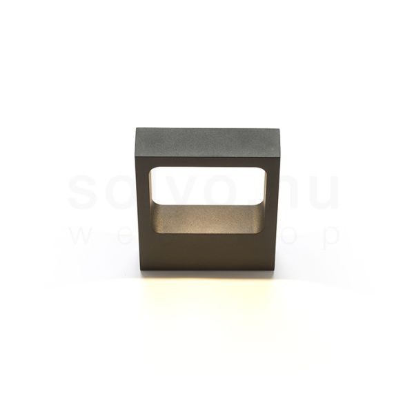 LEA fali lámpa fekete 230V LED 6W 3000K