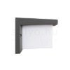 HIDE SQ fali lámpa antracit  230V LED E27 15W IP44