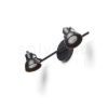 ROSITA II fali lámpa fekete/aranysárga 230V LED GU10 2x9W