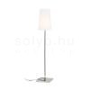 LULU állólámpa fehér/fekete króm 230V LED E27 8W