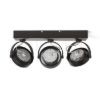 KELLY LED III fali lámpa fekete  230V LED 3x12W 24°  3000K