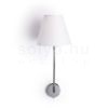 SILENCE fali lámpa fehér króm 230V LED E27 15W