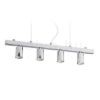 RALLONG IV függeszték alap  króm 230V LED E27 4x15W