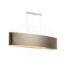 CASUAL 120/25 lámpabúra  Monaco galamb szürke/ezüst PVC  max. 23W