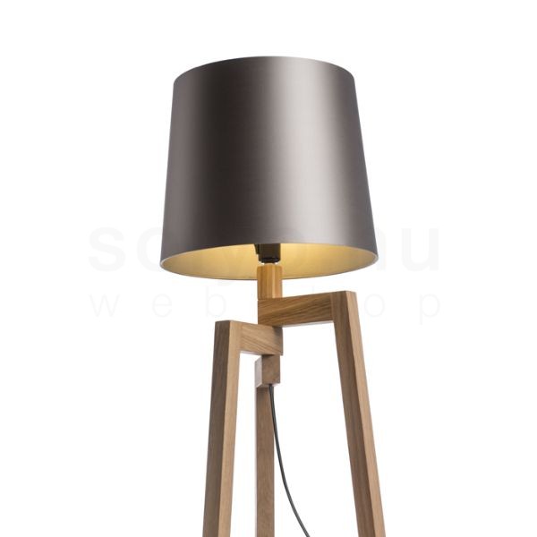 CONNY 35/30 állólámpa búra  Monaco galamb szürke/ezüst PVC  max. 23W