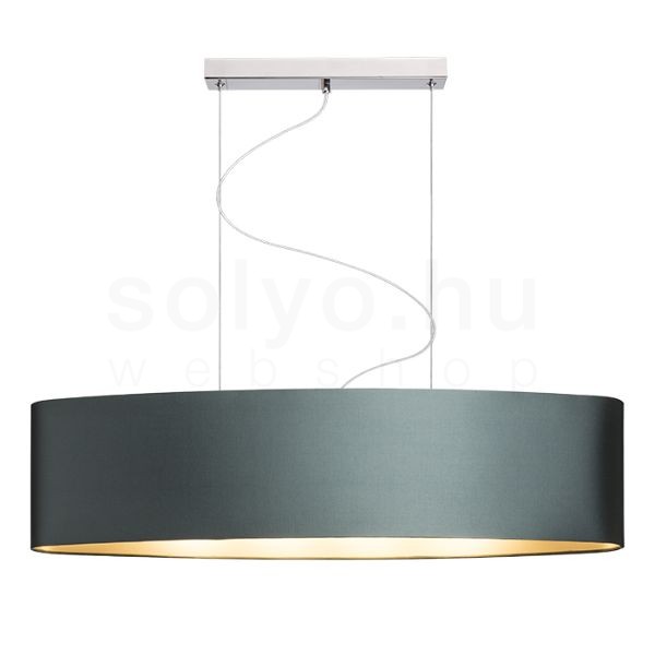 CASUAL 90/22 lámpabúra  Monaco benzin kék/ezüst PVC  max. 23W