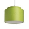 DOUBLE 40/30 lámpabúra  Chintz lime/fehér PVC  max. 23W