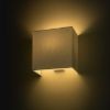 LOPE W 25/14 fali lámpa  Chintz világosszürke/fehér PVC 230V LED E27 15W