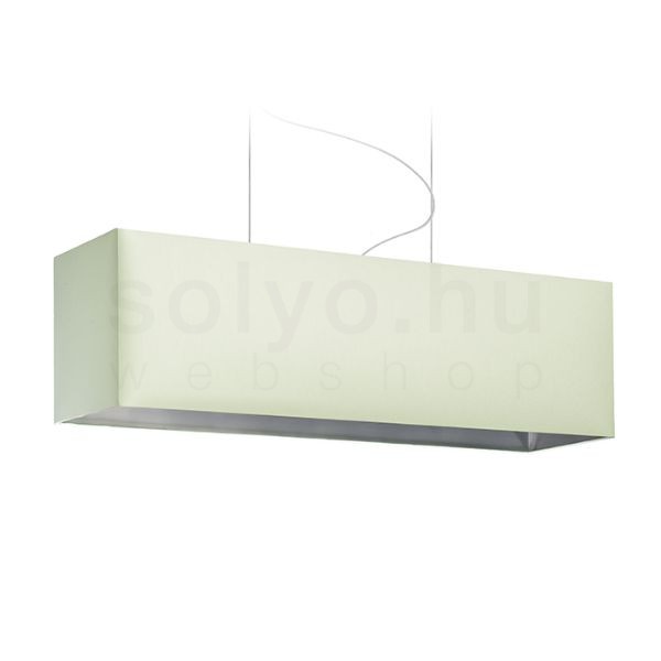 LOPE 80/23 lámpabúra  Chintz menta/ezüst fólia  max. 23W