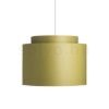 DOUBLE 40/30 lámpabúra  Chintz oliva/ezüst fólia  max. 23W