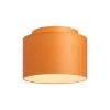 DOUBLE 40/30 lámpabúra  Chintz narancssárga/fehér PVC  max. 23W