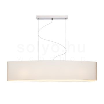 CASUAL 120/25 lámpabúra  Polycotton fehér/fehér PVC  max. 23W