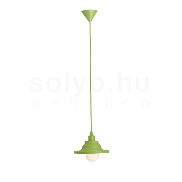 AMICI függő szilikon lámpa zöld  230V LED E27 15W