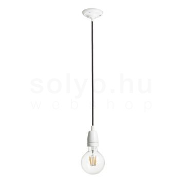 FABIO függesztő készlet fekete porcelán 230V LED E27 15W