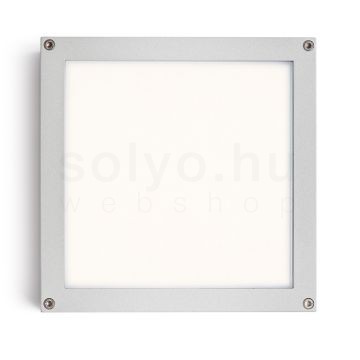 SCOTT mennyezeti lámpa ezüstszürke 230V LED 9.8W IP54 3000K