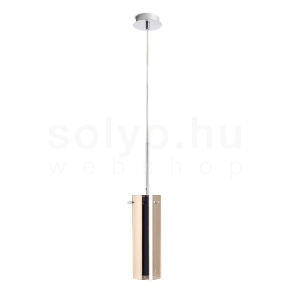SANSSOUCI I függő lámpa  réz üveg 230V LED E27 15W