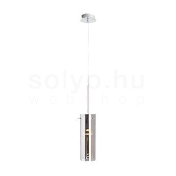 SANSSOUCI I függő lámpa  krómozott üveg 230V LED E27 15W
