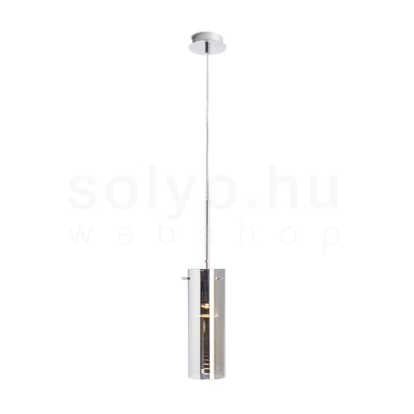 SANSSOUCI I függő lámpa  krómozott üveg 230V LED E27 15W