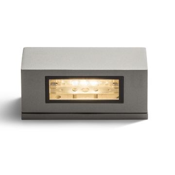 WOOP fali lámpa ezüstszürke  230V R7s 78mm 12W IP54