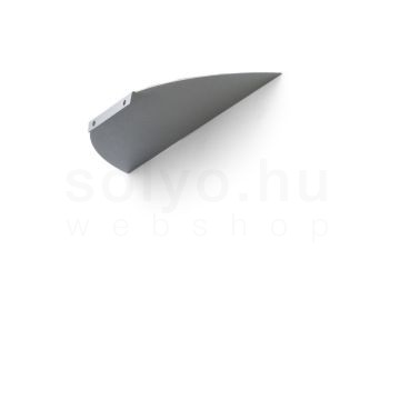 LESA fali lámpa ezüstszürke  230V LED E27 15W IP54