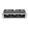 MONE III dönthető ezüstszürke  12V GU5,3 3x50W