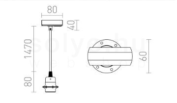 ELISA egyfázisú áramkörös sínre FEKAS1+FEK+FEKKF   230V LED E27 15W
