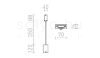FRISCO W fali lámpa fekete 230V LED 4.2W 120° 3000K
