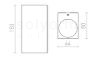 KUBI II antracitszürke 230V LED 2x3W 56° IP54 3000K
