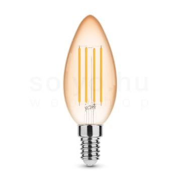 Modee Lighting LED Filament Amber Candle C35 4W E14 320° 1800K (360 lumen)
