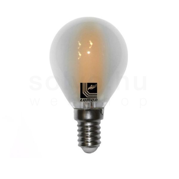 LED Filament Opál Mini G45 6W E14 Szabályozható Meleg fehér