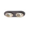 SHARM R II süllyesztett lámpa gyöngyházarany/barna  230V LED 2x10W 24°  3000K