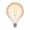 LED Filament Amber Globe G125 4W E14 320° 1800K (300 lumen) dimm.