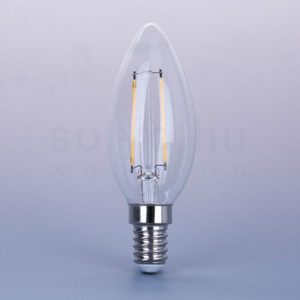 LED filament dekor izzó - C35 - 4 watt