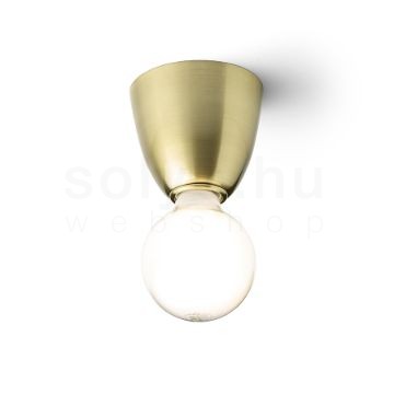 REACH mennyezeti lámpa szálcsiszolt sárgaréz 230V LED E27 11W