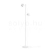 NOVA II állólámpa fehér króm/tej akril 230V LED 2x3.5W 3000K