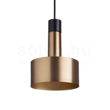 DIVINA függő lámpa sárgaréz/dekoratív fekete márvány 230V LED E27 5W