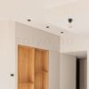 ORCO süllyesztett lámpa fekete 230V LED GU10 9W