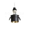 ORTA süllyesztett lámpa fekete/aranysárga 230V LED GU10 9W