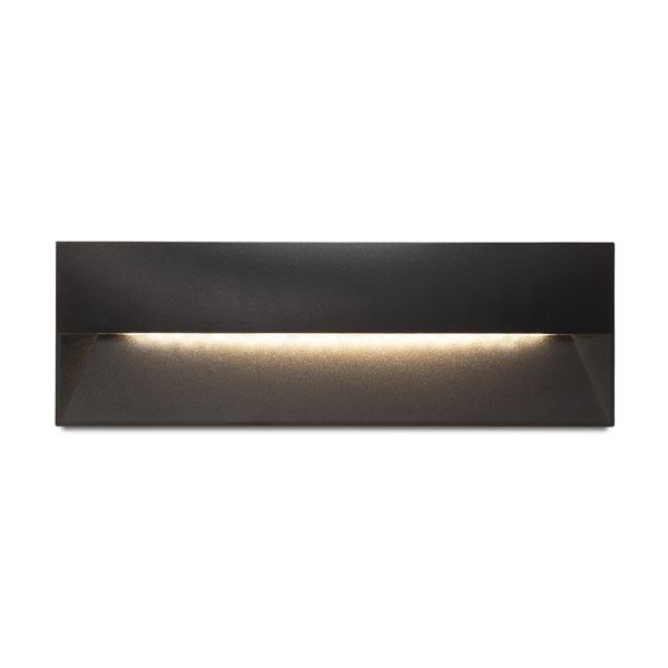 REP 27 süllyesztett lámpa fekete 230V LED 10W 90° IP65 3000K
