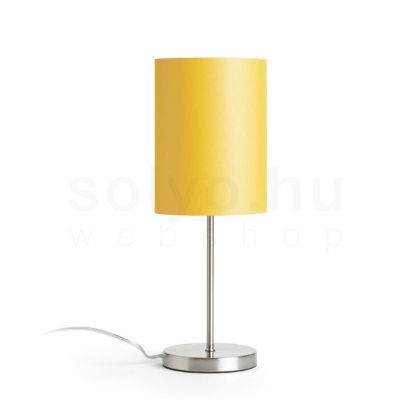 NYC/RON 15/20 asztali lámpa Chintz sárgabarack/matt nikkel 230V LED E27 15W