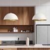 GLADYS 40 függő lámpa fehér/aranysárga 230V LED E27 30W
