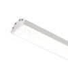 LED PROFILE J felületre szerelhető 1m fehér matt akrilát/alumínium 